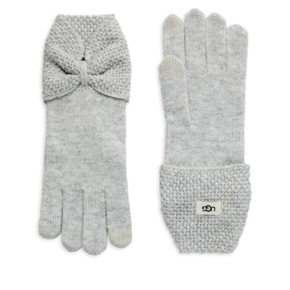 UGG Accessories Ugg Bow Tech Gloves Poshmark